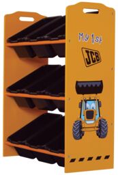 KUDL HOME JCB 9 Bin Storage in Yellow - thumbnail 3