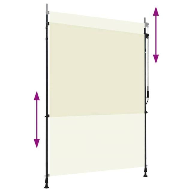 Berkfield Home Outdoor Roller Blind 150x270 cm Cream - image 1