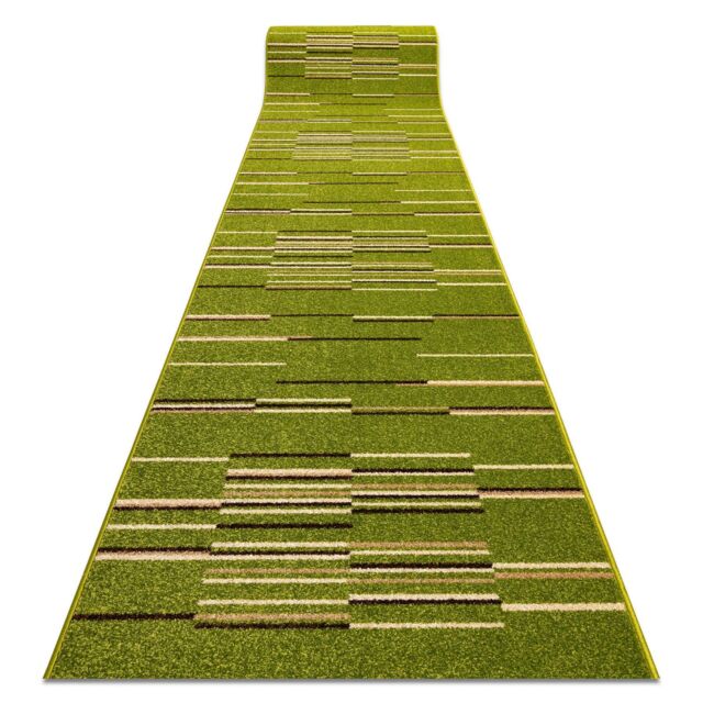 RugsX Heat-Set Fryz Runner in Green - Size: 60 cm x 150 cm - image 1