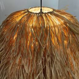 CGC Lighting Gilli Large Natural Raffia 67cm Lampshade Easy Fit Pendant Light Shade - thumbnail 5