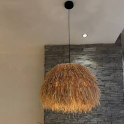 CGC Lighting Gilli Large Natural Raffia 67cm Lampshade Easy Fit Pendant Light Shade - thumbnail 1