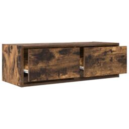 Berkfield Home TV Cabinets 2 pcs Smoked Oak 80x31x25.5 cm Engineered Wood in Brown - thumbnail 5