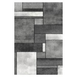 MCC Direct Short Pile Rectangular Mosaic Pattern Rug Indoor 6 sizes in Grey - Size: 60 cm x 110 cm - thumbnail 2