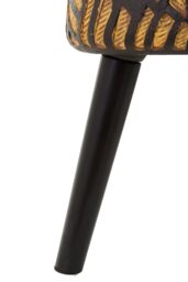 Orsina Darnell Natural & Black Planter With Angular Legs - thumbnail 5