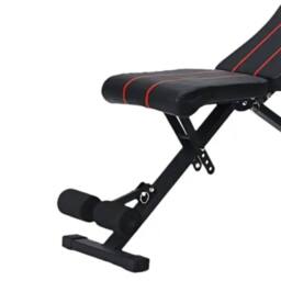 FLAVORA oldable Adjustable Sit Up Weight Bench in Black - Size: 0-18 m - thumbnail 2