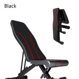 FLAVORA oldable Adjustable Sit Up Weight Bench in Black - Size: 0-18 m - thumbnail 4