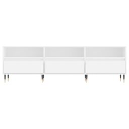 Berkfield Home TV Cabinet White 150x30x44.5 cm Engineered Wood - thumbnail 5