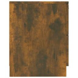 Berkfield Home Elegant Bedside Cabinets 2 pcs Smoked Oak Engineered Wood in Brown - thumbnail 5