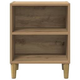 Berkfield Home Classic Bedside Cabinets 2 pcs Artisan Oak 40x30x50 cm Engineered Wood in Brown - Size: 40 x 30 x 50 cm - thumbnail 4