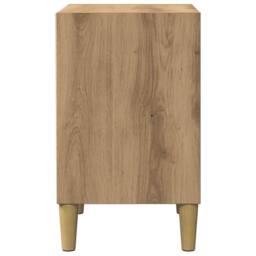 Berkfield Home Classic Bedside Cabinets 2 pcs Artisan Oak 40x30x50 cm Engineered Wood in Brown - Size: 40 x 30 x 50 cm - thumbnail 5