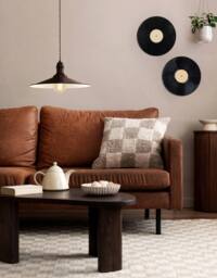 Eglo Stockbury Antique Brown Industrial Pendant Light - thumbnail 1