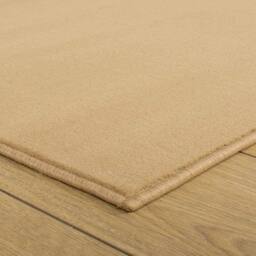 runrug Hallway Carpet Runner Rug - Soft & Comfy, 9mm - 'Plain' in Beige - Size: 70 cm x 420 cm - thumbnail 6