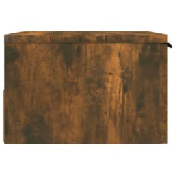 Berkfield Home Wall-mounted Bedside Cabinets 2 pcs Smoked Oak 34x30x20 cm in Brown - Size: 34 x 30 x 20 cm - thumbnail 5