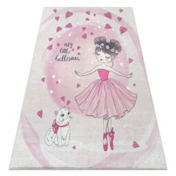 RugsX Bambino Rug in Pink - Size: 160 cm x 220 cm