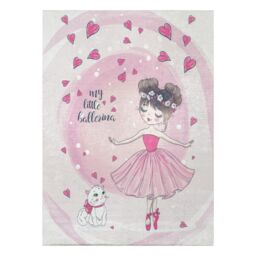 RugsX Bambino Rug in Pink - Size: 160 cm x 220 cm - thumbnail 2