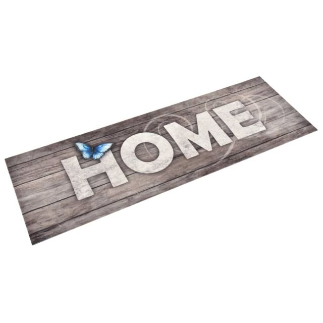 Berkfield Home Kitchen Carpet Washable Home 60x180 cm in Grey - image 1