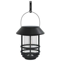 Berkfield Home Solar Outdoor Wall Lanterns 4 pcs White in Black - thumbnail 3