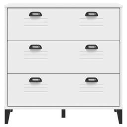 Berkfield Home Drawer Cabinet VIKEN White Engineered Wood - thumbnail 6