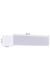 Harper Living Ceramic Rectangle Wall Light White Paintable Uplighter G9 (NO BULB) - thumbnail 5