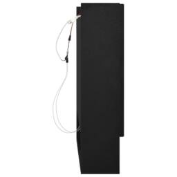 Berkfield Home LED Bathroom Mirror Cabinet Black 80x15x60 cm MDF - Size: 80 x 15 x 60 cm - thumbnail 7