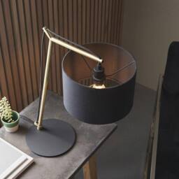 Netlighting 'RAVENNA' Non Dimmable Stylish Contemporary Indoor Desk Table Lamp in Yellow - thumbnail 2