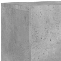 Berkfield Home TV Cabinet Wall-mounted Concrete Grey 80x30x41 cm - Size: 80 x 30 x 41 cm - thumbnail 9