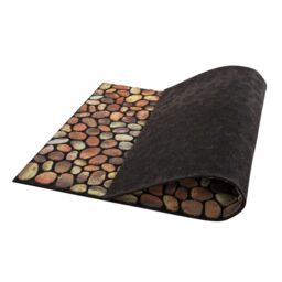 Nicoman Stone Pebble Design Indoor & Outdoor Mat in Brown - Size: 40 cm x 60 cm - thumbnail 4
