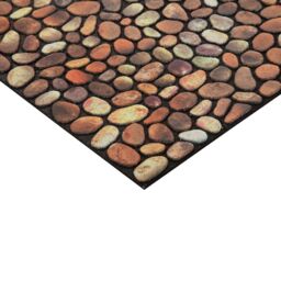 Nicoman Stone Pebble Design Indoor & Outdoor Mat in Brown - Size: 40 cm x 60 cm - thumbnail 5