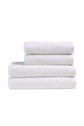 CHRISTY 'Brixton' Luxury Textured 100% Cotton Towels in White - thumbnail 2