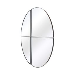"MirrorOutlet New Black XL Circular Metal Wall Mirror 70"" X 70"" (180 x 180CM) - Size: 1 Pack" - thumbnail 3