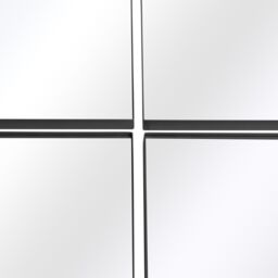 "MirrorOutlet New Black XL Circular Metal Wall Mirror 70"" X 70"" (180 x 180CM) - Size: 1 Pack" - thumbnail 5