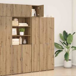 Berkfield Home Wall Cabinet Artisan Oak 30x42.5x40 cm Engineered Wood in Brown - thumbnail 4