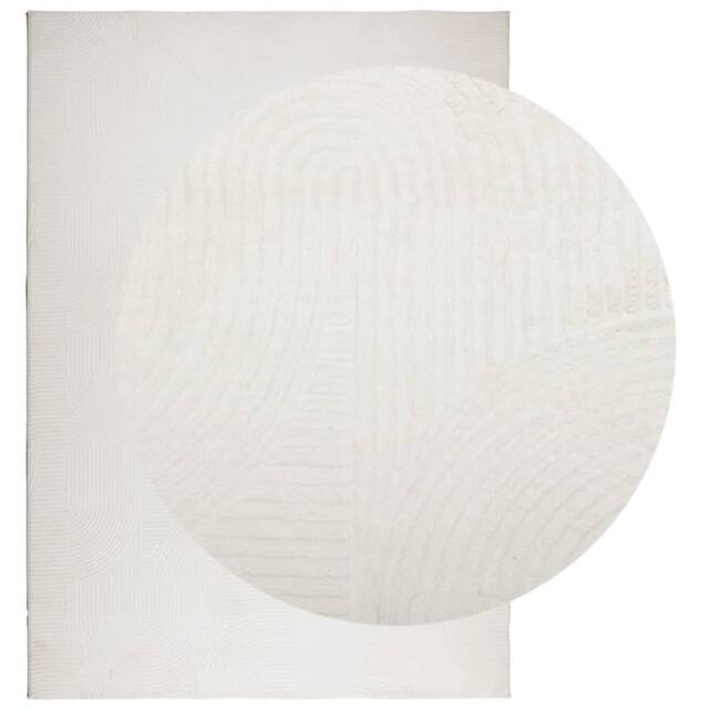 Berkfield Home Rug IZA Short Pile Scandinavian Look Cream 120x170 cm - Size: Medium - image 1