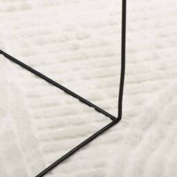 Berkfield Home Rug IZA Short Pile Scandinavian Look Cream 120x170 cm - Size: Medium - thumbnail 8