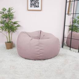 rucomfy Beanbags rucomfy Veneto Classic Bean Bag for Adults - Soft Lounge Chair in Lilac - thumbnail 3
