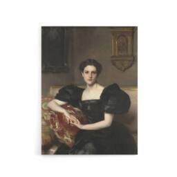 "Artery8 Elizabeth Winthrop Chanler Portrait Sargent Canvas Wall Art Print - Size: W12"" x H16""" - thumbnail 1