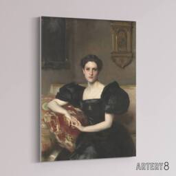 "Artery8 Elizabeth Winthrop Chanler Portrait Sargent Canvas Wall Art Print - Size: W12"" x H16""" - thumbnail 2