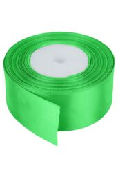 Neel Blue Double Sided Satin Polyester Ribbon Roll, 40mm x 25 Metres in Emerald - thumbnail 1