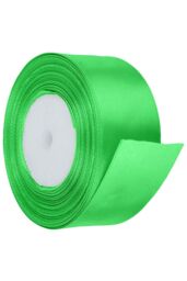 Neel Blue Double Sided Satin Polyester Ribbon Roll, 40mm x 25 Metres in Emerald - thumbnail 3