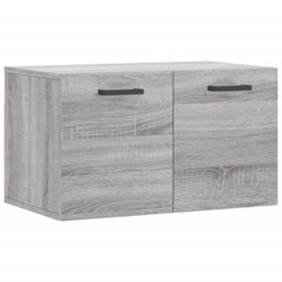 Berkfield Home Wall Cabinet Grey Sonoma 60x36.5x35 cm Engineered Wood - thumbnail 2