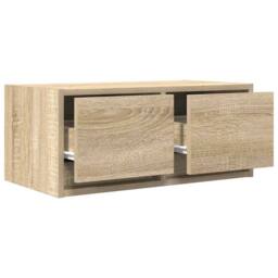 Berkfield Home TV Cabinets 2 pcs Sonoma Oak 60x31x25.5 cm Engineered Wood in Light Brown - thumbnail 5