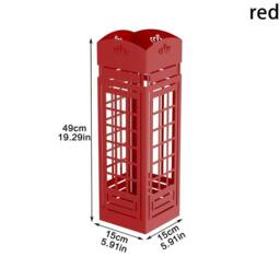 KORVIXA Metal Umbrella Holder Free Standing in Red - Size: 900mm - thumbnail 2