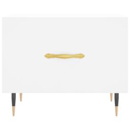 Berkfield Home Coffee Tables 2 pcs White 50x50x40 cm Engineered Wood - Size: 50 x 50 x 40 cm - thumbnail 6