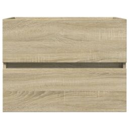 Berkfield Home 2 Piece Bathroom Furniture Set Ceramic & Engineered Wood in Brown - thumbnail 5