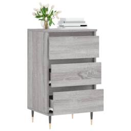 Berkfield Home Sideboard Grey Sonoma 40x35x70 cm Engineered Wood - Size: 40 x 35 x 70 cm - thumbnail 4