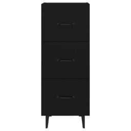 Berkfield Home Sideboard Black 34.5x34x90 cm Engineered Wood - thumbnail 5