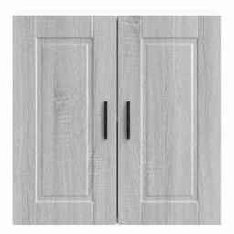 Berkfield Home Kitchen Wall Cabinet Porto Grey Sonoma Engineered Wood - thumbnail 6