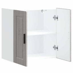 Berkfield Home Kitchen Wall Cabinet Porto Grey Sonoma Engineered Wood - thumbnail 5