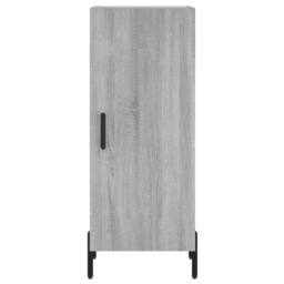 Berkfield Home Highboard Grey Sonoma 34.5x34x180 cm Engineered Wood - thumbnail 6