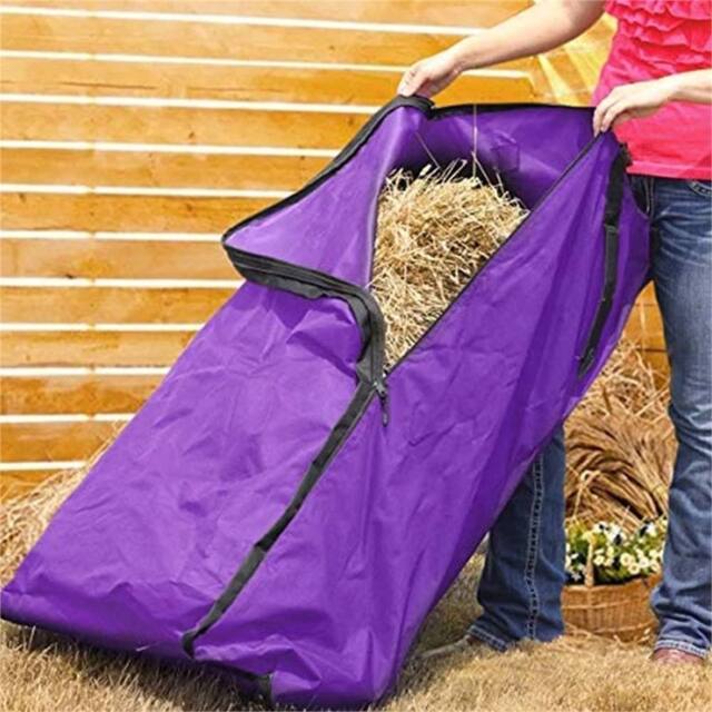 Nordara Hay Straw Bale Storage Bag in Purple - Size: 600mm - image 1